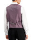 ფოტო #3 პროდუქტის Men's Slim-Fit Black Solid Suit Vest, Created for Macy's
