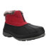 Фото #2 товара Propet Lumi Ankle Zippered Snow Booties Womens Black, Red Casual Boots WBX012SBR