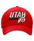 Men's Red Utah Utes Slice Adjustable Hat