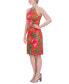 ფოტო #3 პროდუქტის Women's Floral-Print Halter Sheath Dress