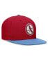 Фото #3 товара Men's Red, Light Blue Distressed St. Louis Cardinals Rewind Cooperstown True Performance Fitted Hat