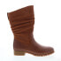 Softwalk Mercer S2055-271 Womens Brown Suede Zipper Casual Dress Boots