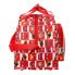 Sports bag Cars Let's race Red White (40 x 24 x 23 cm)