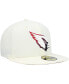 Фото #3 товара Men's Cream Arizona Cardinals Chrome Color Dim 59FIFTY Fitted Hat