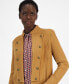 ფოტო #3 პროდუქტის Women's Textured Open-Front Band Jacket