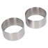 KITCHENCRAFT Stainless Steel Cooking Rings 2 Units