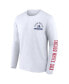 ფოტო #3 პროდუქტის Men's White Chicago White Sox Pressbox Long Sleeve T-shirt
