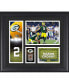 Фото #1 товара Mason Crosby Green Bay Packers Framed 15" x 17" Player Collage with a Piece of Game-Used Football