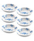 Фото #1 товара Cottage Floral Low Bowl Set of 6