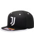 Men's Black Juventus Tape Snapback Hat Черный, Один размер - фото #1