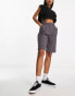 Фото #2 товара Reclaimed Vintage longline mensy shorts in grey