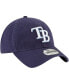 Фото #3 товара Men's Navy Tampa Bay Rays Replica Core Classic 9TWENTY Adjustable Hat