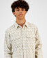 Фото #3 товара Рубашка мужская Sun + Stone Yohaan из вельвета с принтом, созданная для Macy's
