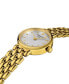 ფოტო #4 პროდუქტის Women's Swiss T-Lady Lovely Gold-Tone PVD Stainless Steel Bracelet Watch 19.5mm