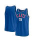 Men's Royal New York Giants Bet Tank Top Royal, Heather Gray, 2XL - фото #1