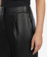 ფოტო #3 პროდუქტის Women's Faux Leather Pull On Pants