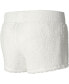 ფოტო #3 პროდუქტის Women's Cream New York Knicks Fluffy Long Sleeve Hoodie T-shirt and Shorts Sleep Set