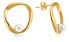 Beautiful gold-plated pearl earrings VAAJDE201291G