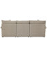 Фото #8 товара Wrenley 99" 3-Pc. Fabric Modular Chaise Sectional Sofa, Created for Macy's