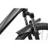 Фото #2 товара Крылья для велосипеда M-Wave Mud Max Flex, универсальные, передние или задние, износостойкий и гибкий пластик, черные, для крепления к вилке или заднему переходнику, на карте.