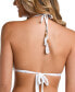 Фото #2 товара Women's Saltwater Sands Eyelet Halter Bikini Top