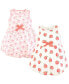 Фото #1 товара Infant Girl Organic Cotton Sleeveless Dresses, Peach