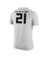 Фото #2 товара Men's #21 White UCF Knights Space Game Jersey T-shirt
