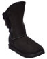 Australia Luxe Collective Spartan Knit Short Suede Boot Women's Black 7