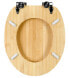 Фото #9 товара Аксессуары для ванной и туалета SANILO® WC-Сиденье с механизмом плавного опускания из бамбука