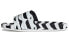 Фото #1 товара Спортивные тапочки женские Adidas Originals Marimekko Adilette черно-белые