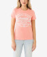 ფოტო #1 პროდუქტის Women's Shorts Sleeve Crystal Logo Crew T-shirt