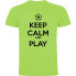 KRUSKIS Keep Calm And Play Football short sleeve T-shirt