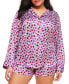Фото #2 товара Sammi Women's Plus-Size Pajama Set