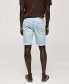 Фото #2 товара Men's Denim Bermuda Shorts