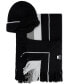 ფოტო #2 პროდუქტის Men's Stripe Beanie & Scarf Set