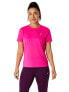 Фото #1 товара ASICS Damen Laufshirt Katakana SS Top Pink | S