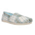 Фото #2 товара TOMS Alpargata Plaid Slip On Womens Size 6 B Flats Casual 10018779T