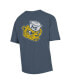 Men's Comfort Wash Steel Michigan Wolverines Vintage-like Logo T-Shirt