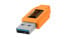 Tether Tools CU5460ORG - 4.6 m - USB A - USB B - USB 3.2 Gen 1 (3.1 Gen 1) - 5000 Mbit/s - Orange