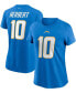 Фото #1 товара Women's Justin Herbert Powder Blue Los Angeles Chargers Name Number T-shirt