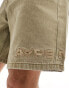 Aape By A Bathing Ape denim shorts in beige