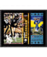 Фото #1 товара Terry Bradshaw Pittsburgh Steelers 12'' x 15'' Super Bowl XIV Plaque with Replica Ticket