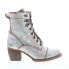 Bed Stu Judgement F385001 Womens Beige Leather Lace Up Ankle & Booties Boots