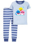 Фото #4 товара Toddler Pinkfong Baby Shark Snug Fit Cotton Pajamas 2T