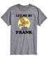 Фото #1 товара Men's Garfield Let Me Be Frank T-shirt