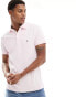 Фото #1 товара Tommy Hilfiger Slim Polo in Pink Brown