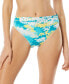 ფოტო #1 პროდუქტის Classic Shirred Waist Bikini Bottom