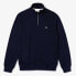 LACOSTE Stand-Up Collar half zip sweatshirt