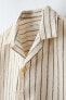 Fabric stripe shirt