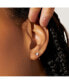 ფოტო #3 პროდუქტის CZ Hoop Earrings - Cassie Silver